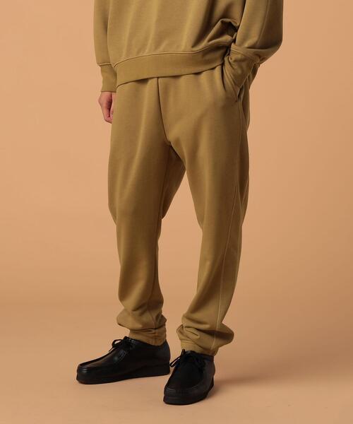 FEELING MADE（フィーリングメイド）の「FEELING MADE エアリースウェット ジョガーパンツ（スウェットパンツ・メンズ・ブラック/ベージュ/ダークグリーン/ライトグレー・LARGE/SMALL/MEDIUM）」の10枚目の写真