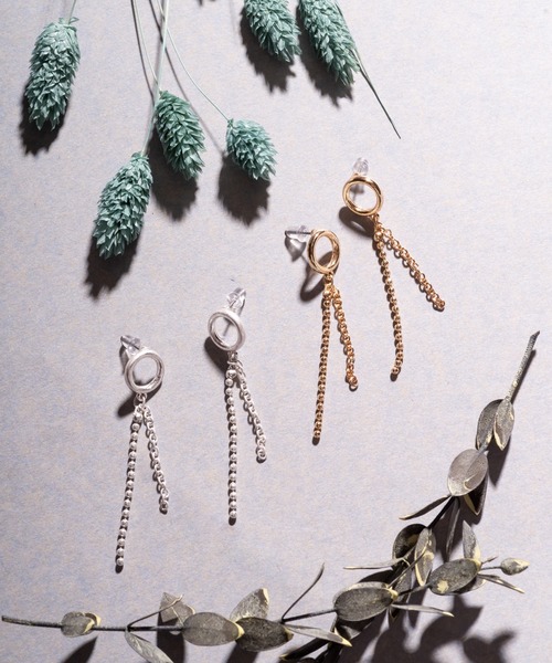 Jubilee（ジュビリー）の「肌に優しい軽量ピアス【日本製 ニッケルフリー】（ピアス（両耳用）・レディース・シルバー/シルバー系その他/シルバー系その他3/ゴールド系その他/ブルー/ゴールド系その他3/シルバー系その他4/シルバー系その他2/ゴールド/グレー/アイボリー/ピンク・FREE）」の16枚目の写真
