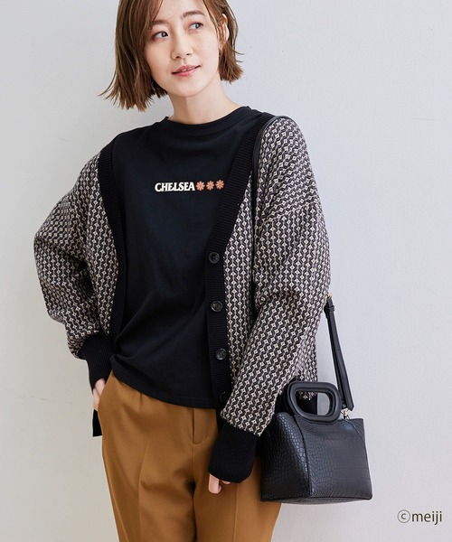 ROPE' PICNIC（ロペピクニック）の「【CHELSEA×ROPE' PICNIC】ロゴＴシャツ（Tシャツ/カットソー・レディース・ピンク/グリーン/オレンジ系その他・38）」の3枚目の写真