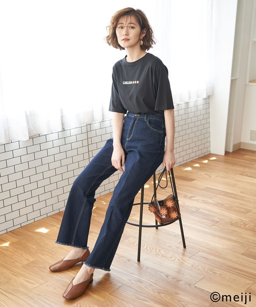 ROPE' PICNIC（ロペピクニック）の「【CHELSEA×ROPE' PICNIC】ロゴＴシャツ（Tシャツ/カットソー・レディース・ピンク/グリーン/オレンジ系その他・38）」の20枚目の写真