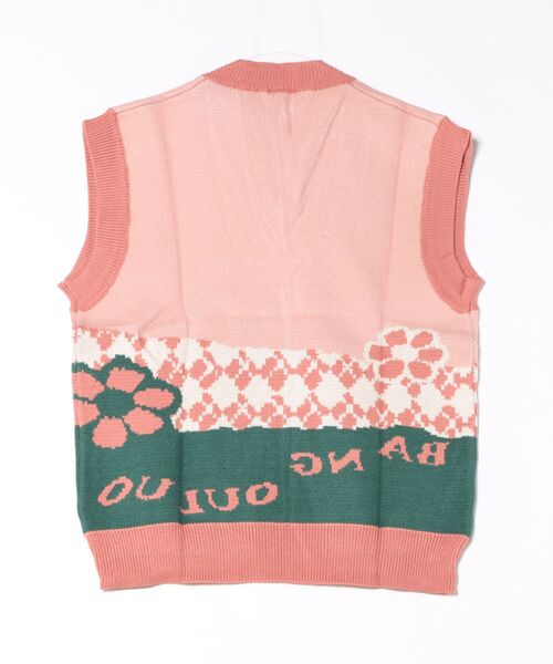 HOOK（フック）の「【HOOK】古着風 配色レトロ柄ベスト（ベスト・メンズ・イエロー/レッド・M/XL/L）」の12枚目の写真