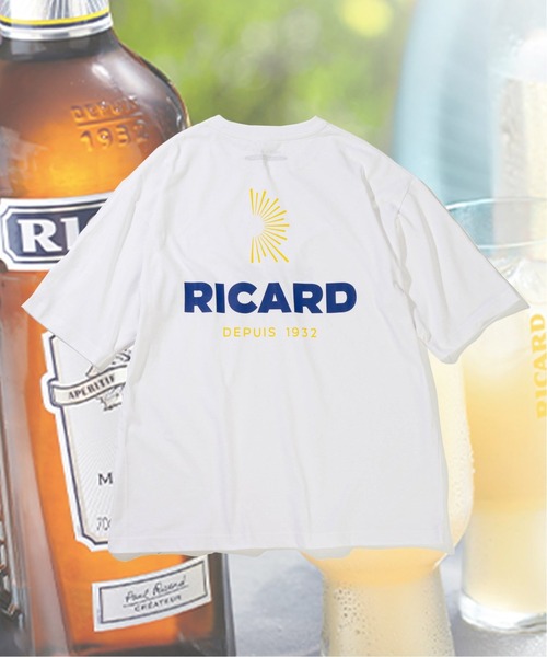 EDIFICE(エディフィス)の「【Vacances a Paris】RICARD ロゴプリント Tシャツ(Tシャツ/カットソー・メンズ・ホワイト/ブルー/イエロー・X-LARGE/LARGE/MEDIUM/SMALL)」の2枚目の写真