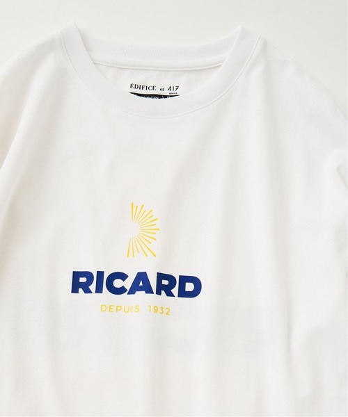 EDIFICE(エディフィス)の「【Vacances a Paris】RICARD ロゴプリント Tシャツ(Tシャツ/カットソー・メンズ・ホワイト/ブルー/イエロー・X-LARGE/LARGE/MEDIUM/SMALL)」の21枚目の写真