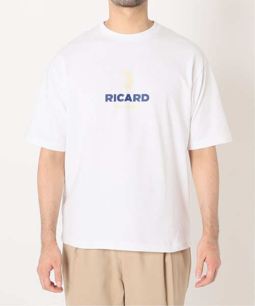 EDIFICE(エディフィス)の「【Vacances a Paris】RICARD ロゴプリント Tシャツ(Tシャツ/カットソー・メンズ・ホワイト/ブルー/イエロー・X-LARGE/LARGE/MEDIUM/SMALL)」の8枚目の写真