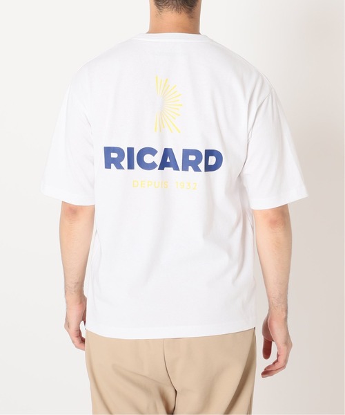 EDIFICE(エディフィス)の「【Vacances a Paris】RICARD ロゴプリント Tシャツ(Tシャツ/カットソー・メンズ・ホワイト/ブルー/イエロー・X-LARGE/LARGE/MEDIUM/SMALL)」の6枚目の写真