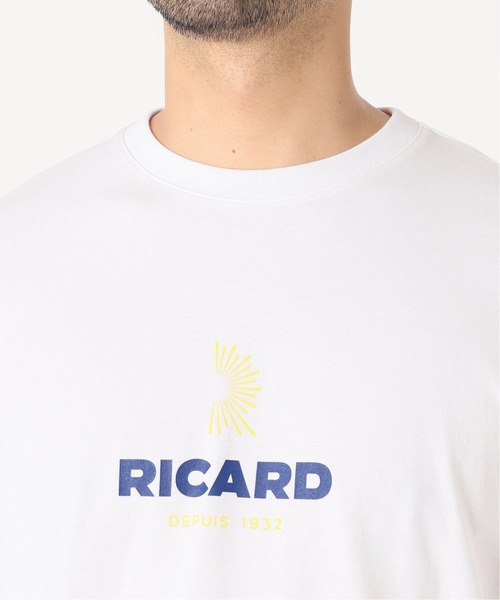 EDIFICE(エディフィス)の「【Vacances a Paris】RICARD ロゴプリント Tシャツ(Tシャツ/カットソー・メンズ・ホワイト/ブルー/イエロー・X-LARGE/LARGE/MEDIUM/SMALL)」の17枚目の写真