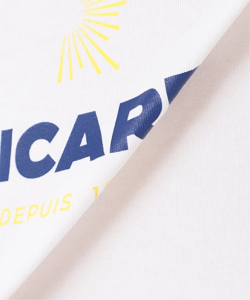 EDIFICE(エディフィス)の「【Vacances a Paris】RICARD ロゴプリント Tシャツ(Tシャツ/カットソー・メンズ・ホワイト/ブルー/イエロー・X-LARGE/LARGE/MEDIUM/SMALL)」の7枚目の写真