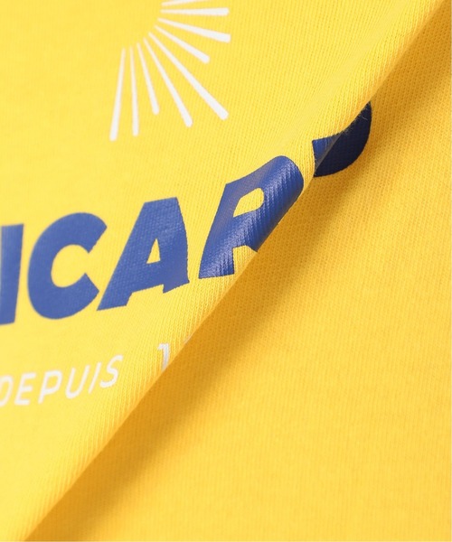 EDIFICE(エディフィス)の「【Vacances a Paris】RICARD ロゴプリント Tシャツ(Tシャツ/カットソー・メンズ・ホワイト/ブルー/イエロー・X-LARGE/LARGE/MEDIUM/SMALL)」の12枚目の写真