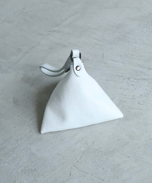 note et silence （ノートエシロンス）の「■Laboratorio Ｍariucchi　サンカクミニバッグ（ハンドバッグ・レディース・ホワイト/パープル・FREE）」の13枚目の写真