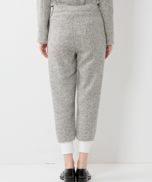 UNITED ARROWS（ユナイテッドアローズ）の「<VONDEL（ボンデル）>TWEED タックパンツ ◆（その他パンツ・レディース・ライトグレー/ダークグレー・フリー）」の10枚目の写真