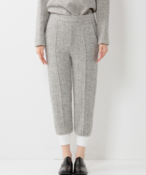 UNITED ARROWS（ユナイテッドアローズ）の「<VONDEL（ボンデル）>TWEED タックパンツ ◆（その他パンツ・レディース・ライトグレー/ダークグレー・フリー）」の11枚目の写真