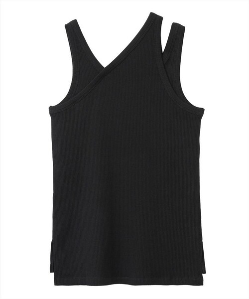 CLANE(クラネ)の「【CLANE(クラネ)】ワンショルダーレイヤードタンクトップ 11105-2002(Tシャツ/カットソー・レディース・ブラック/アイボリー・1)」の17枚目の写真