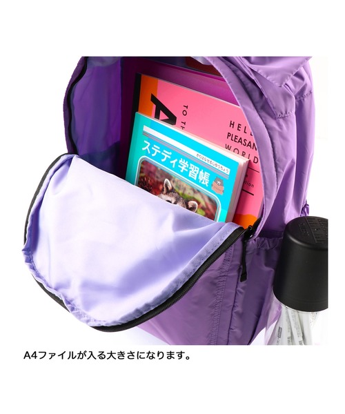 BRANSHES(ブランシェス)の「リボンリュック Lサイズ(バックパック/リュック・キッズ・ピンク/フューシャピンク/ラベンダー・L)」の5枚目の写真