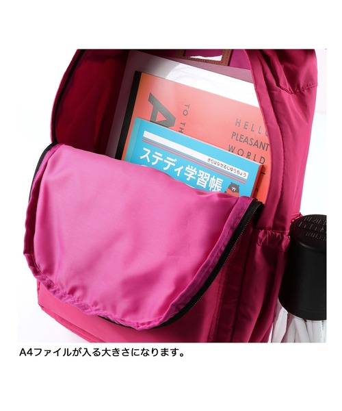 BRANSHES(ブランシェス)の「リボンリュック Lサイズ(バックパック/リュック・キッズ・ピンク/フューシャピンク/ラベンダー・L)」の8枚目の写真