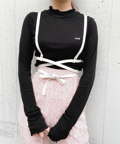 lilLilly（リルリリー）の「レザーリボンハーネス（ベルト・レディース・ブラック/レッド/ホワイト/ピンク/ブルー・FREE）」の8枚目の写真