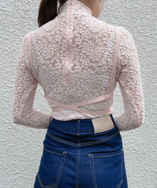 lilLilly（リルリリー）の「レザーリボンハーネス（ベルト・レディース・ブラック/レッド/ホワイト/ピンク/ブルー・FREE）」の17枚目の写真