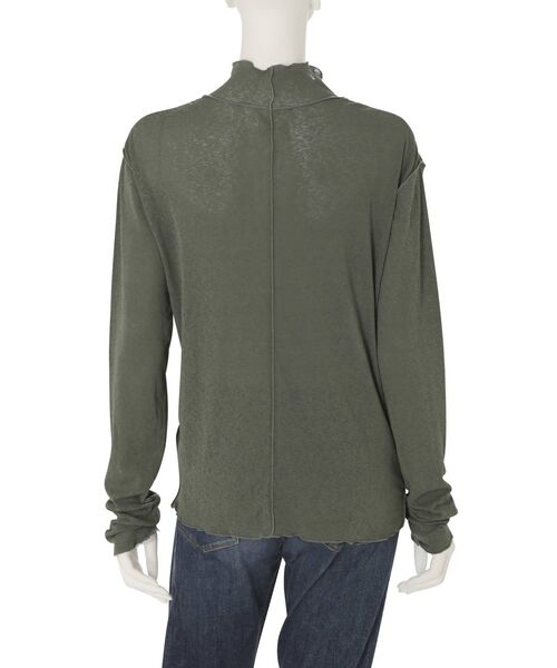 Ungrid（アングリッド）の「ハイネックシアースラブロングスリーブTee（Tシャツ/カットソー・レディース・ブラック/グリーン/オフホワイト・FREE）」の15枚目の写真