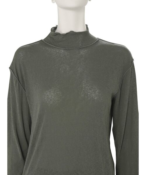 Ungrid（アングリッド）の「ハイネックシアースラブロングスリーブTee（Tシャツ/カットソー・レディース・ブラック/グリーン/オフホワイト・FREE）」の17枚目の写真