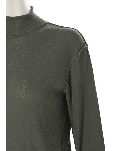 Ungrid（アングリッド）の「ハイネックシアースラブロングスリーブTee（Tシャツ/カットソー・レディース・ブラック/グリーン/オフホワイト・FREE）」の20枚目の写真