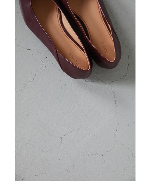 STYLEMIXER（スタイルミキサー）の「Vｶｯﾄﾌﾗｯﾄｼｭｰｽﾞ（パンプス・レディース・バーガンディー/ブラック/ベージュ・MEDIUM/LARGE/SMALL）」の10枚目の写真