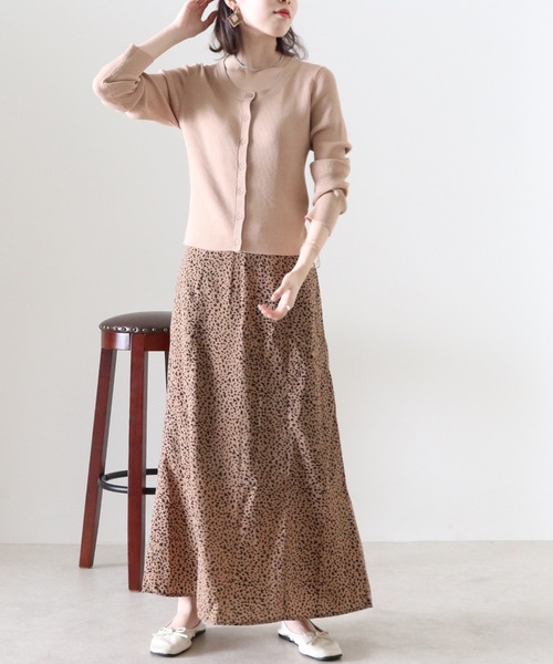 Cheek（チーク）の「２Ｗａｙリブチビカーディガン（カーディガン/ボレロ・レディース・ブラック/ベージュ/グレイッシュブルー/パープル・FREE）」の20枚目の写真