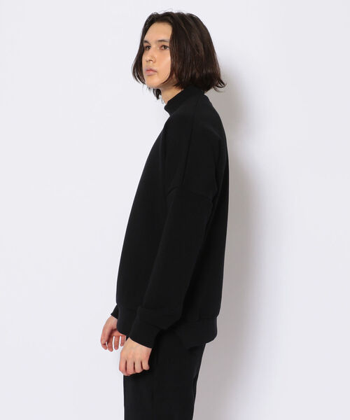 OURET（オーレット）の「OURET (オーレット)ハイネックドルマンプルオーバー（Tシャツ/カットソー・メンズ・ブラック/チャコール・1/3/2）」の3枚目の写真