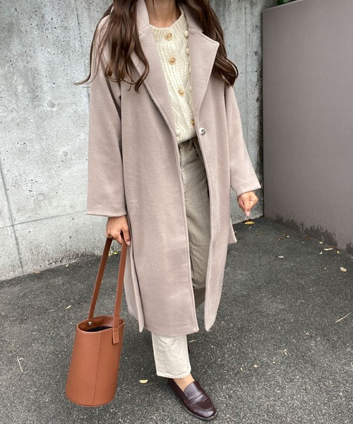 LAUIR（ラウアー）の「ロングガウンコート（チェスターコート）」 - WEAR