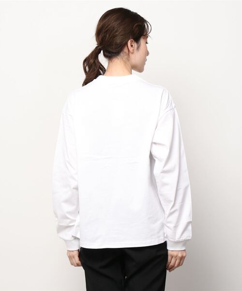 MILKFED.（ミルクフェド）の「BASIC ICING L/S TEE（Tシャツ/カットソー・レディース・ホワイト/オフホワイト/ライトパープル/ブラック/チャコールグレー/ネイビー/ベージュ/ライトグリーン・MEDIUM/SMALL）」の11枚目の写真