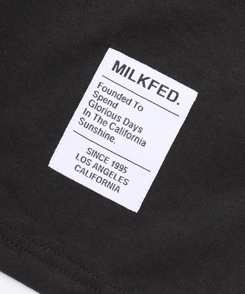 MILKFED.（ミルクフェド）の「BASIC ICING L/S TEE（Tシャツ/カットソー・レディース・ホワイト/オフホワイト/ライトパープル/ブラック/チャコールグレー/ネイビー/ベージュ/ライトグリーン・MEDIUM/SMALL）」の14枚目の写真