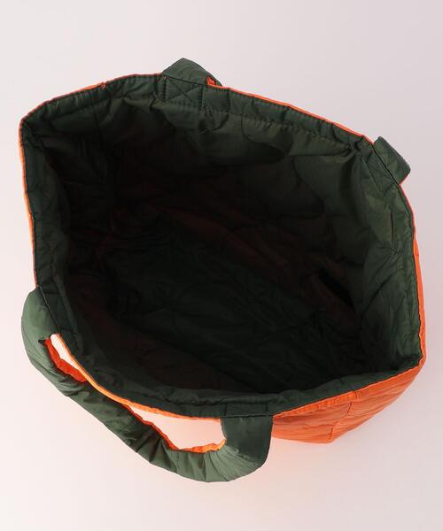 coen（コーエン）の「C.M.Sキルティングトートバッグ（トートバッグ・メンズ・ブラック/オリーブ・FREE）」の9枚目の写真