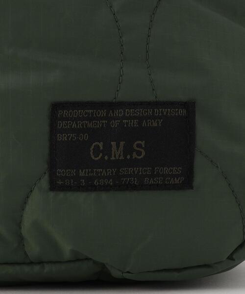 coen（コーエン）の「C.M.Sキルティングトートバッグ（トートバッグ・メンズ・ブラック/オリーブ・FREE）」の7枚目の写真