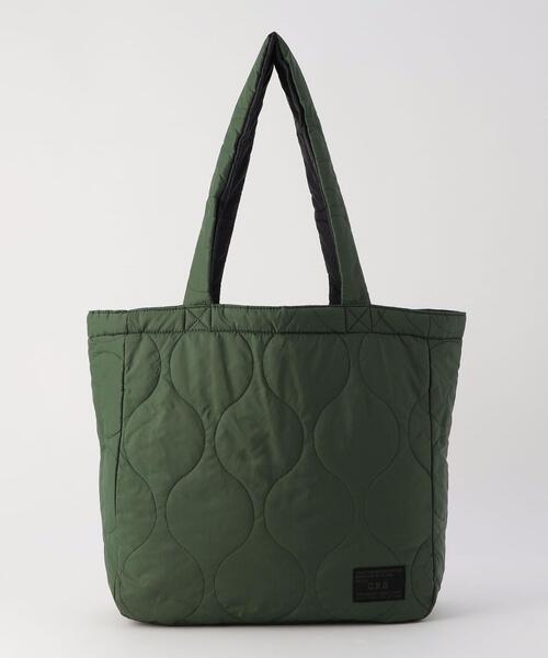 coen（コーエン）の「C.M.Sキルティングトートバッグ（トートバッグ・メンズ・ブラック/オリーブ・FREE）」の5枚目の写真