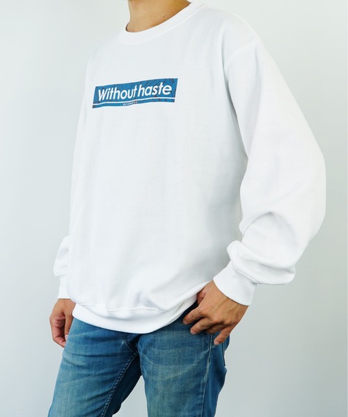 Burner(バーナー)の「【GROOVY STORE】裏起毛ロゴプリントトレーナー(スウェット・メンズ・ブラック/レッド/ホワイト/グレー・M/L/LL)」の5枚目の写真