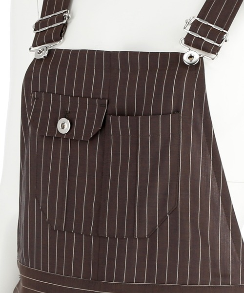 G.V.G.V.（ジーヴィージーヴィー）の「SALOPETTE PANTS（サロペット/オーバーオール・レディース・ブラウン・36/34）」の4枚目の写真
