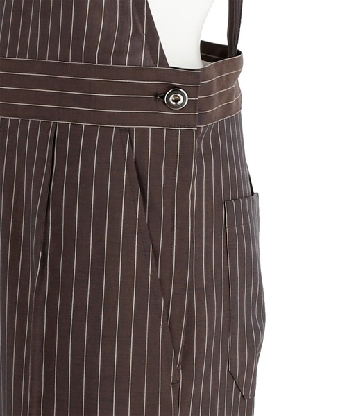 G.V.G.V.（ジーヴィージーヴィー）の「SALOPETTE PANTS（サロペット/オーバーオール・レディース・ブラウン・36/34）」の6枚目の写真