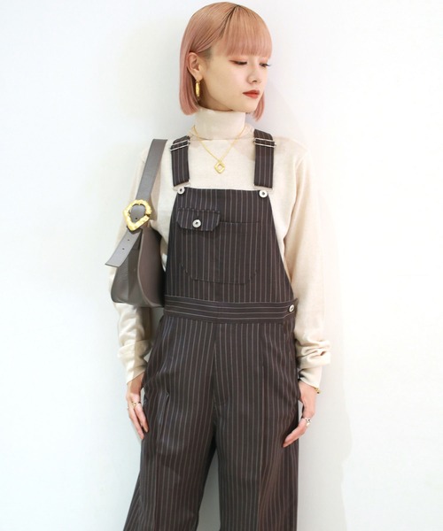 G.V.G.V.（ジーヴィージーヴィー）の「SALOPETTE PANTS（サロペット/オーバーオール・レディース・ブラウン・36/34）」の15枚目の写真