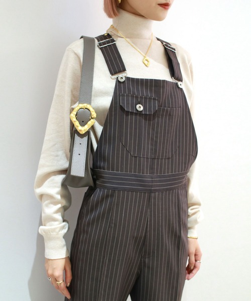 G.V.G.V.（ジーヴィージーヴィー）の「SALOPETTE PANTS（サロペット/オーバーオール・レディース・ブラウン・36/34）」の17枚目の写真
