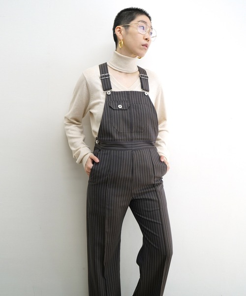 G.V.G.V.（ジーヴィージーヴィー）の「SALOPETTE PANTS（サロペット/オーバーオール・レディース・ブラウン・36/34）」の20枚目の写真
