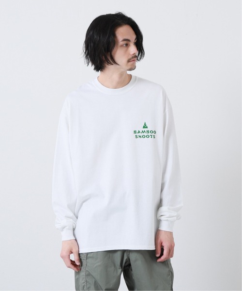 BAMBOO SHOOTS(バンブーシュート)の「【BAMBOO SHOOTS / バンブーシュート】 別注 REPACK L/S TEE(Tシャツ/カットソー・メンズ・ホワイト/イエロー・MEDIUM/LARGE/X-LARGE)」の3枚目の写真