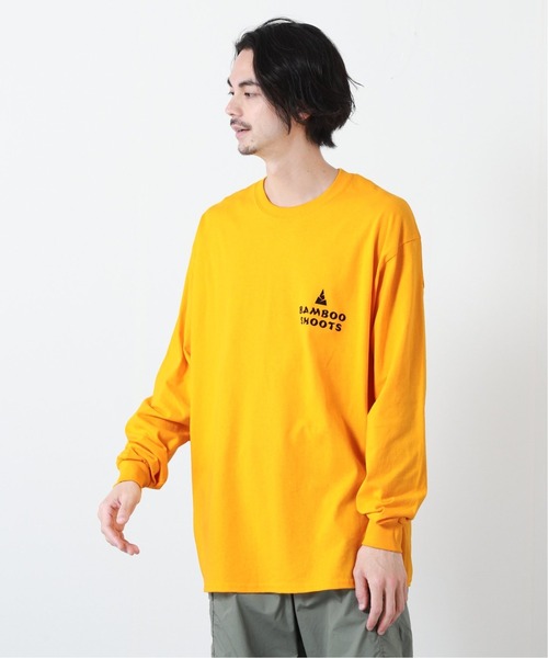 BAMBOO SHOOTS(バンブーシュート)の「【BAMBOO SHOOTS / バンブーシュート】 別注 REPACK L/S TEE(Tシャツ/カットソー・メンズ・ホワイト/イエロー・MEDIUM/LARGE/X-LARGE)」の9枚目の写真