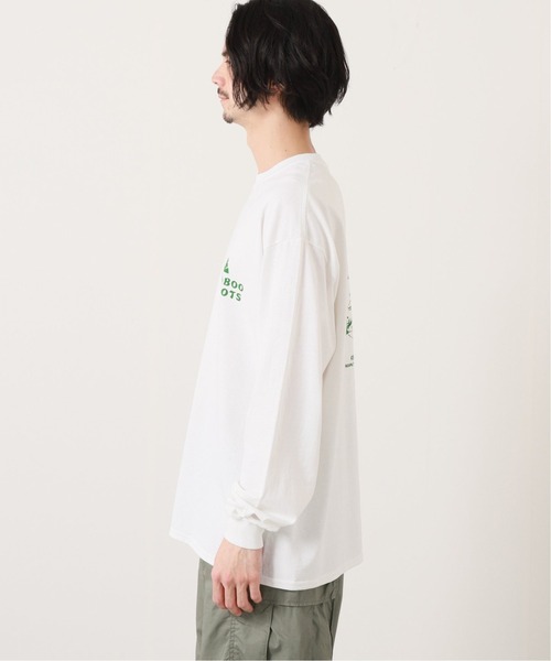 BAMBOO SHOOTS(バンブーシュート)の「【BAMBOO SHOOTS / バンブーシュート】 別注 REPACK L/S TEE(Tシャツ/カットソー・メンズ・ホワイト/イエロー・MEDIUM/LARGE/X-LARGE)」の6枚目の写真