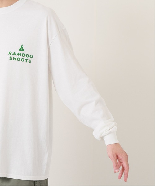 BAMBOO SHOOTS(バンブーシュート)の「【BAMBOO SHOOTS / バンブーシュート】 別注 REPACK L/S TEE(Tシャツ/カットソー・メンズ・ホワイト/イエロー・MEDIUM/LARGE/X-LARGE)」の4枚目の写真