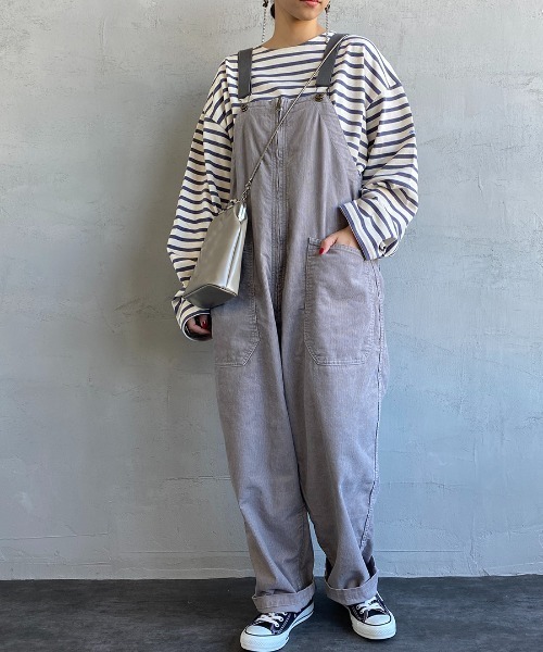 ORCIVAL（オーシバル）の「[ORCIVAL/オーシバル] コットンロード ビッグシルエットロンT（Tシャツ/カットソー・レディース・ホワイト/ブラック/ホワイト系/ブラック系/パープル系・3/4）」の12枚目の写真