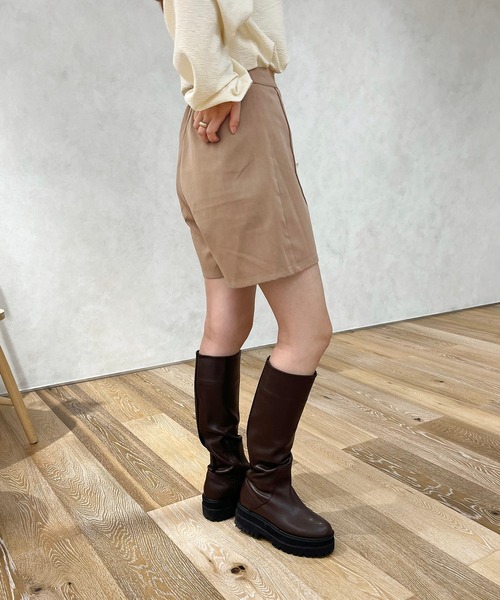 apres jour clair(アプレジュールクレア)の「【apres jour clair】ショートパンツ(その他パンツ・レディース・ダークブラウン/ベージュ/ネイビー・X-LARGE/フリー)」の13枚目の写真
