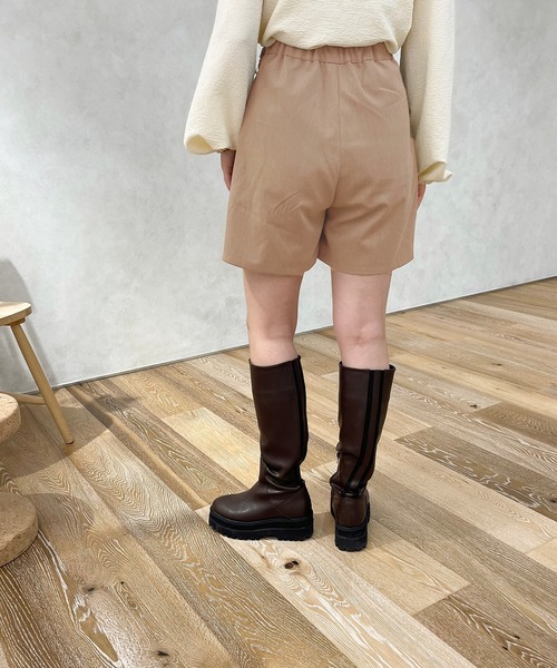 apres jour clair(アプレジュールクレア)の「【apres jour clair】ショートパンツ(その他パンツ・レディース・ダークブラウン/ベージュ/ネイビー・X-LARGE/フリー)」の15枚目の写真