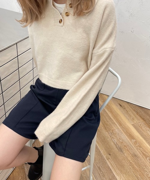apres jour clair(アプレジュールクレア)の「【apres jour clair】ショートパンツ(その他パンツ・レディース・ダークブラウン/ベージュ/ネイビー・X-LARGE/フリー)」の17枚目の写真