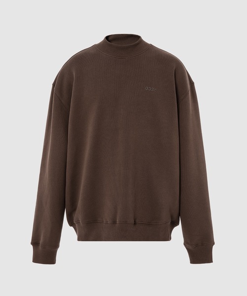 032c(ゼロスリーツーシー)の「HEAVY CREWNECK SWEATSHIRT(スウェット・メンズ・ブラウン・M/L)」の1枚目の写真
