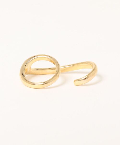mou（モウ）の「アンユージュアルシェイプダブルフィンガーリング（リング・レディース・ゴールド/シルバー・FREE）」の18枚目の写真