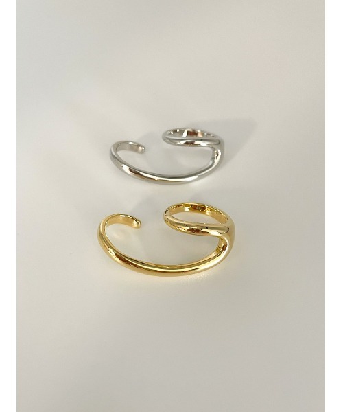 mou（モウ）の「アンユージュアルシェイプダブルフィンガーリング（リング・レディース・ゴールド/シルバー・FREE）」の22枚目の写真