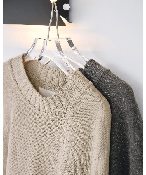 TODAYFUL（トゥデイフル）の「フリルヘムニット（ニット/セーター・レディース・チャコールグレー/ナチュラル・FREE）」の14枚目の写真